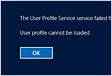 Fix User Profile Service Failed the Sign-in Error on Window
